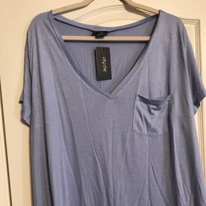 City Chic V- Neck NWT pocket T- shirt